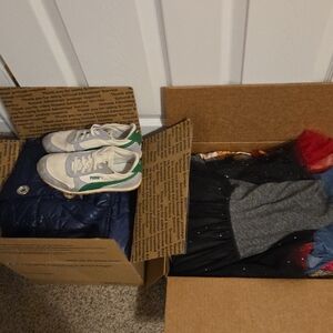 Kids Blue Quilted Jacket